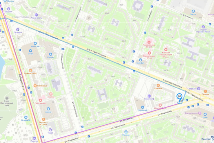 С 1 января изменится схема движения маршрута №439