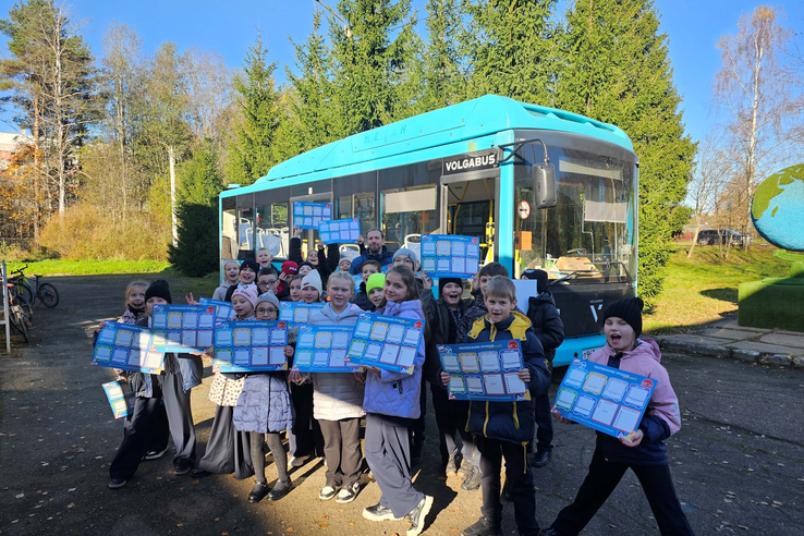 Интерактивное занятие по безопасности в общественном транспорте в школе №1 г. Сертолово