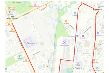 В Кудрово временно изменена трасса автобусного маршрута №596А