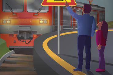 Железнодорожные пути являются объектами повышенной опасности.