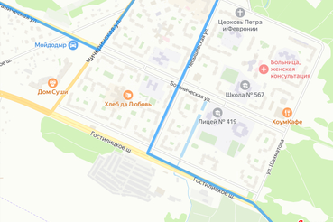 Трасса маршрута № 653 «д. Лаголово — г. Санкт-Петербург, г. Ломоносов, ж/д ст. «Ораниенбаум»» изменяется