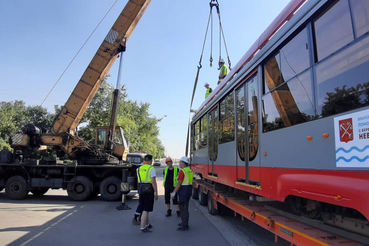 Новые трамваи получил город Енакиево