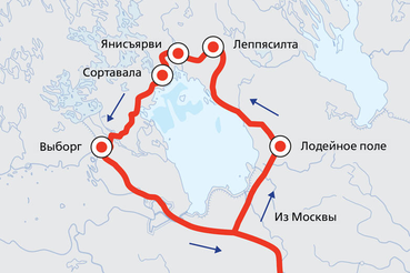 Туристический поезд РЖД «Вокруг Ладоги» 8 августа отправляется из Москвы!