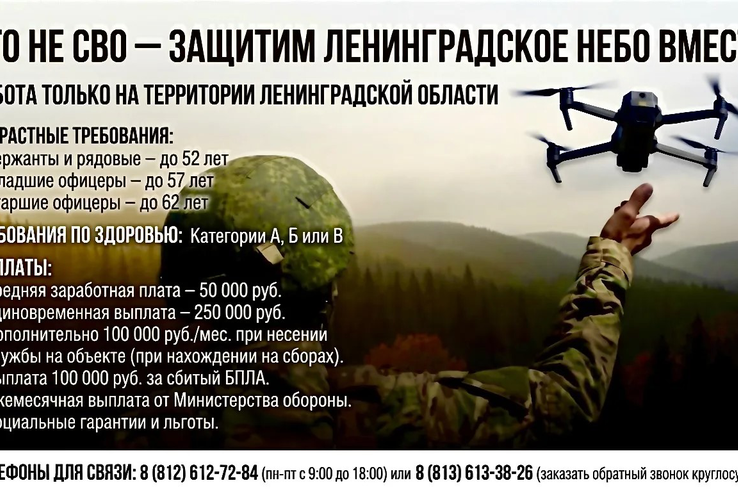 Это не СВО – защитим Ленинградское небо вместе!